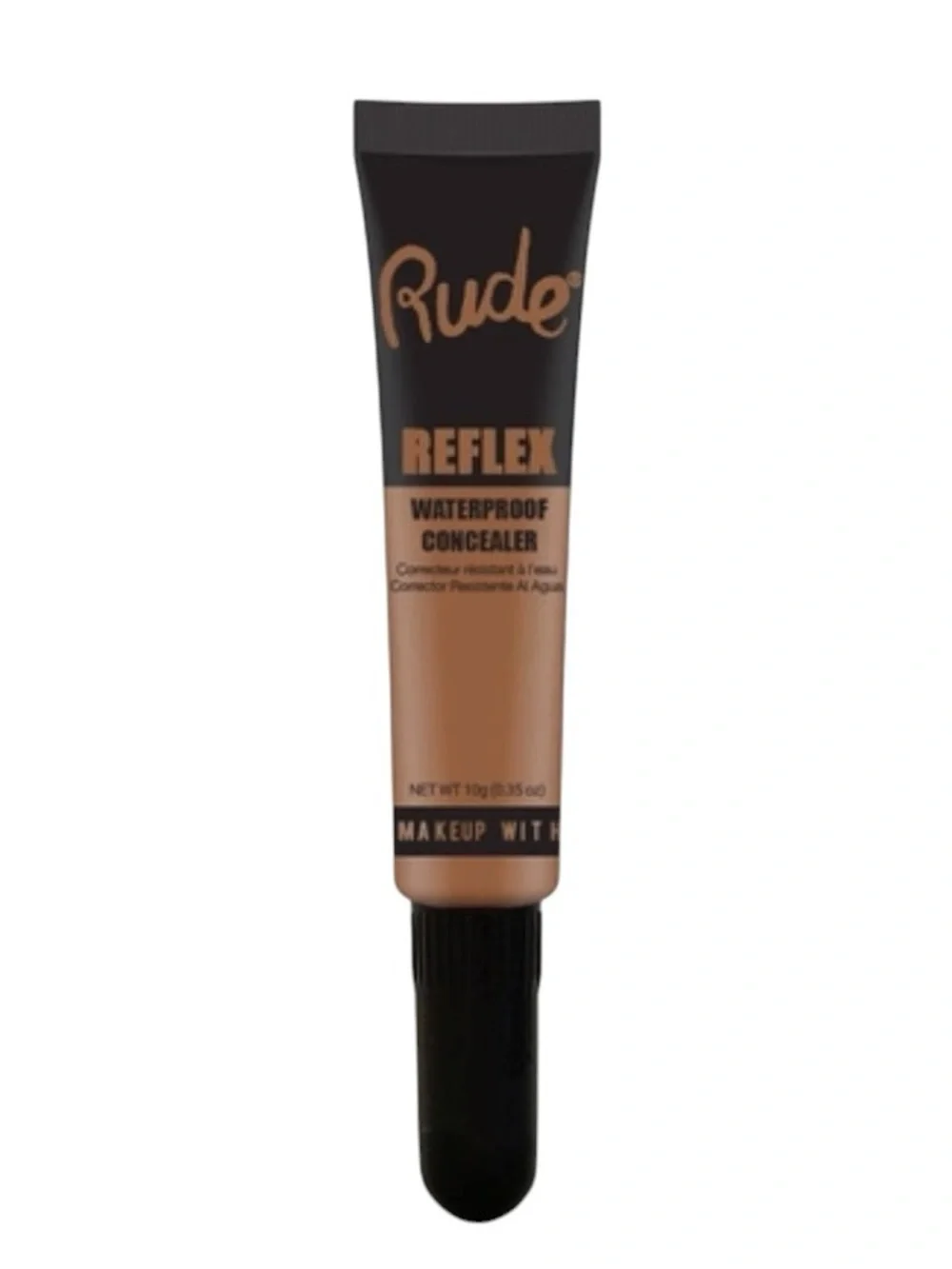 Rude Reflex Cool Walnut Built-in Brush Waterproof Corrector Concealer No Smudge